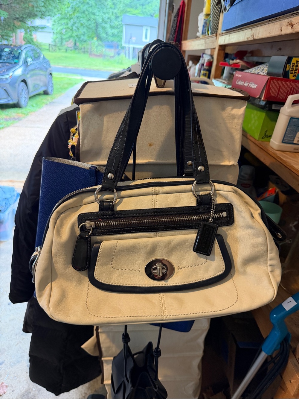 Coach Bonnie leather satchel